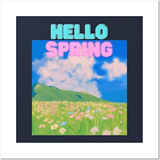 Hello Spring Posters and Art